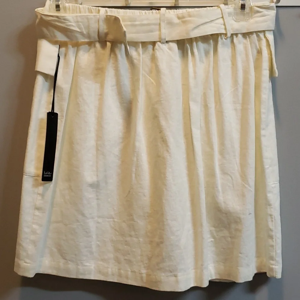 Nicole Miller 18 linen creamy